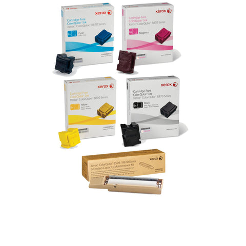 Xerox® ColorQube 8870/8880 Value Pack Plus (24 Inks + Maintenance Kit)