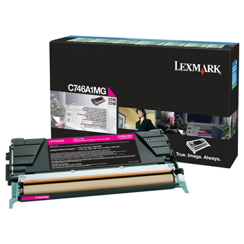 Lexmark C746A1MG Magenta Toner (7,000 Pages)