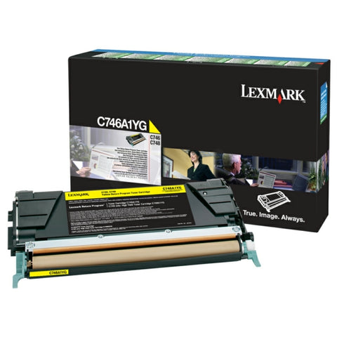 Lexmark C746A1YG Yellow Toner (7,000 Pages)