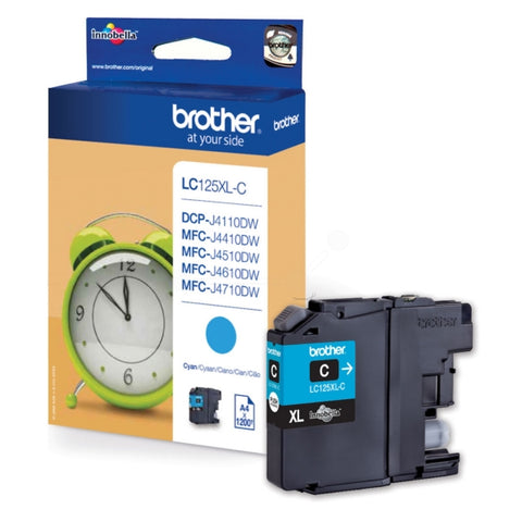 Brother LC125XLC Cyan (1,200 Pages)